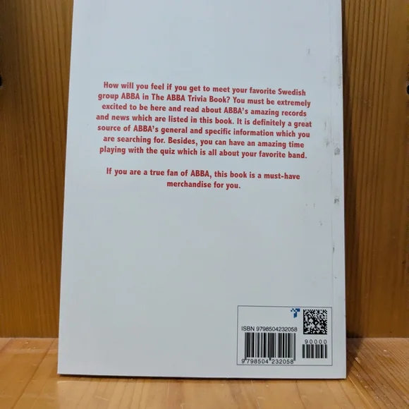 ABBA Trivia Book - Picture 2 of 2